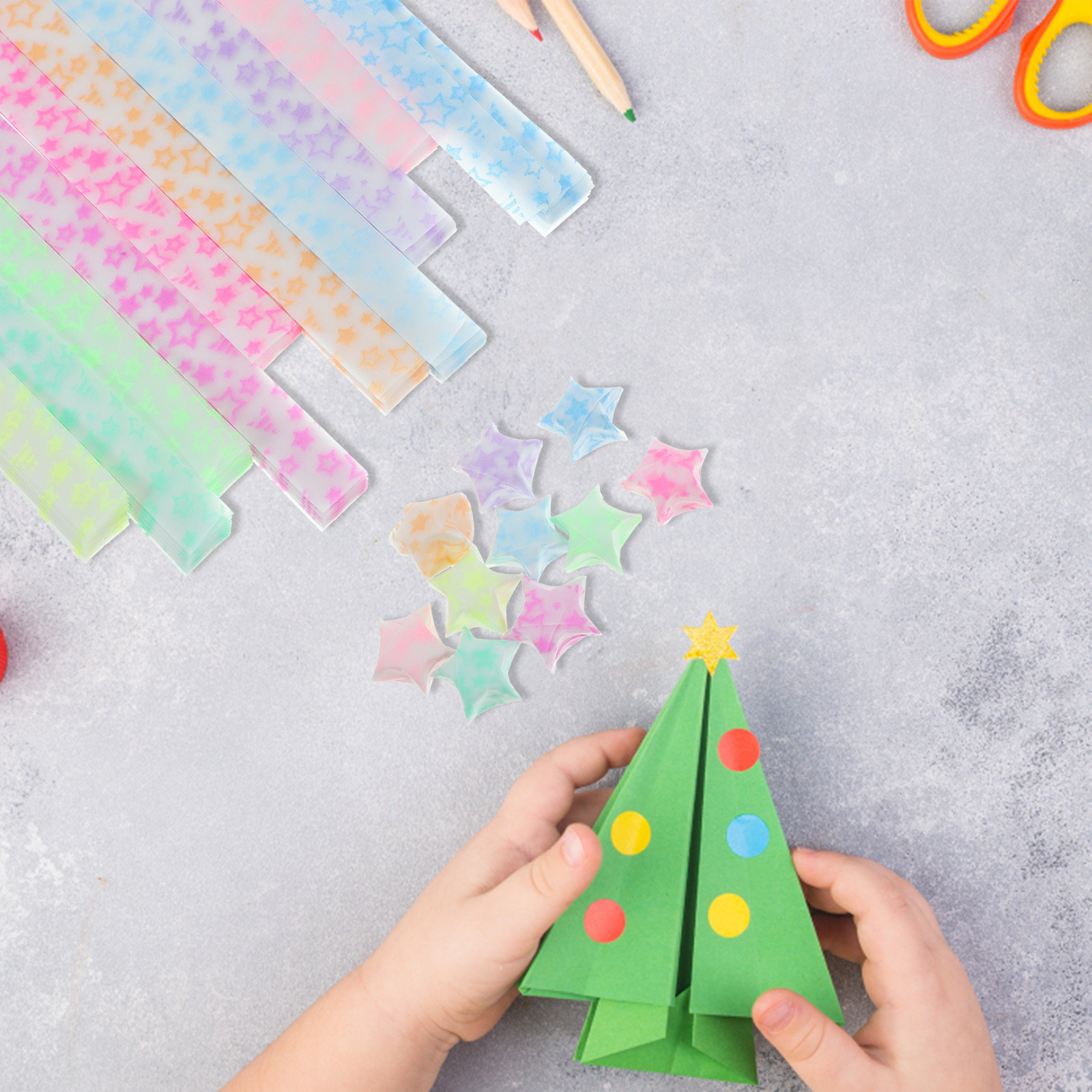 840Pcs Luminous Star Origami P – обзор и цена Art Craft Ideas For Kids
