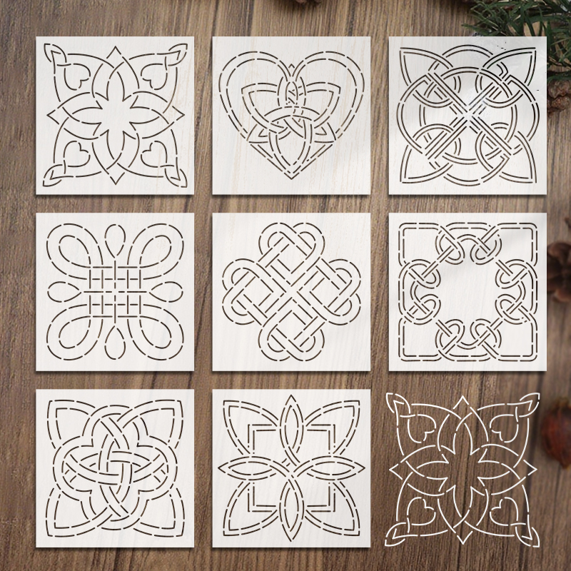 YOMDID 8pcs Ancient Symbol Pat – обзор и цена Art Craft Template