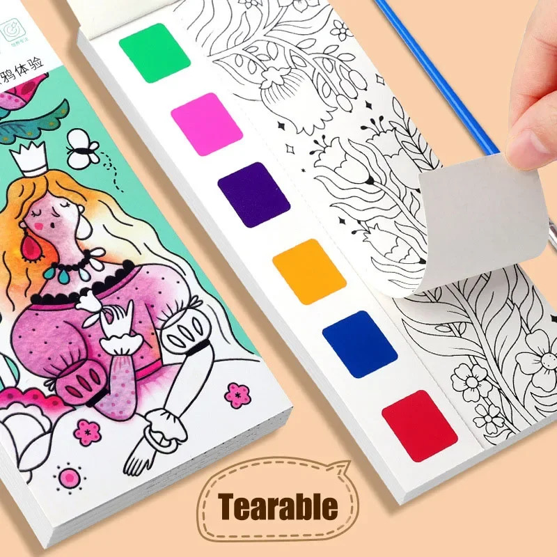 Portable Watercolor Book Set - – обзор и цена Gouache Paint Set