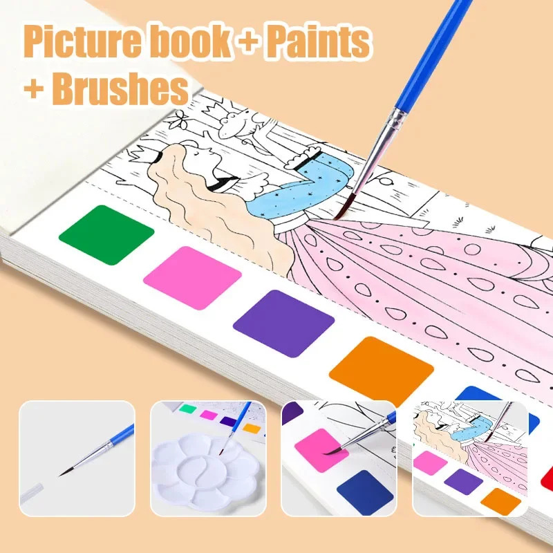 Portable Watercolor Book Set - – обзор и цена Gouache Paint Set