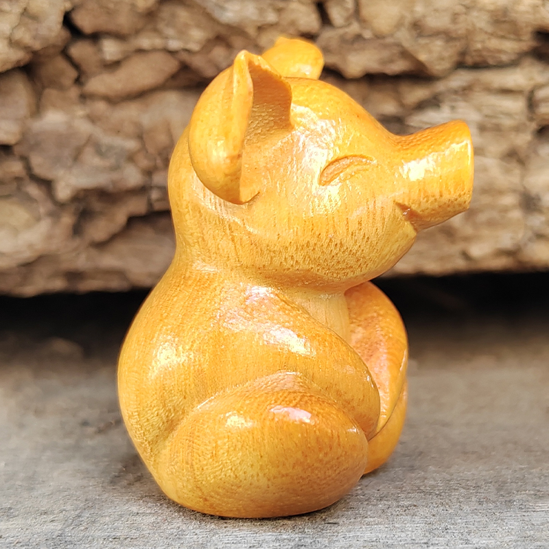Wooden Carved Cartoon Cute Luc – обзор и цена Art Craft Simple