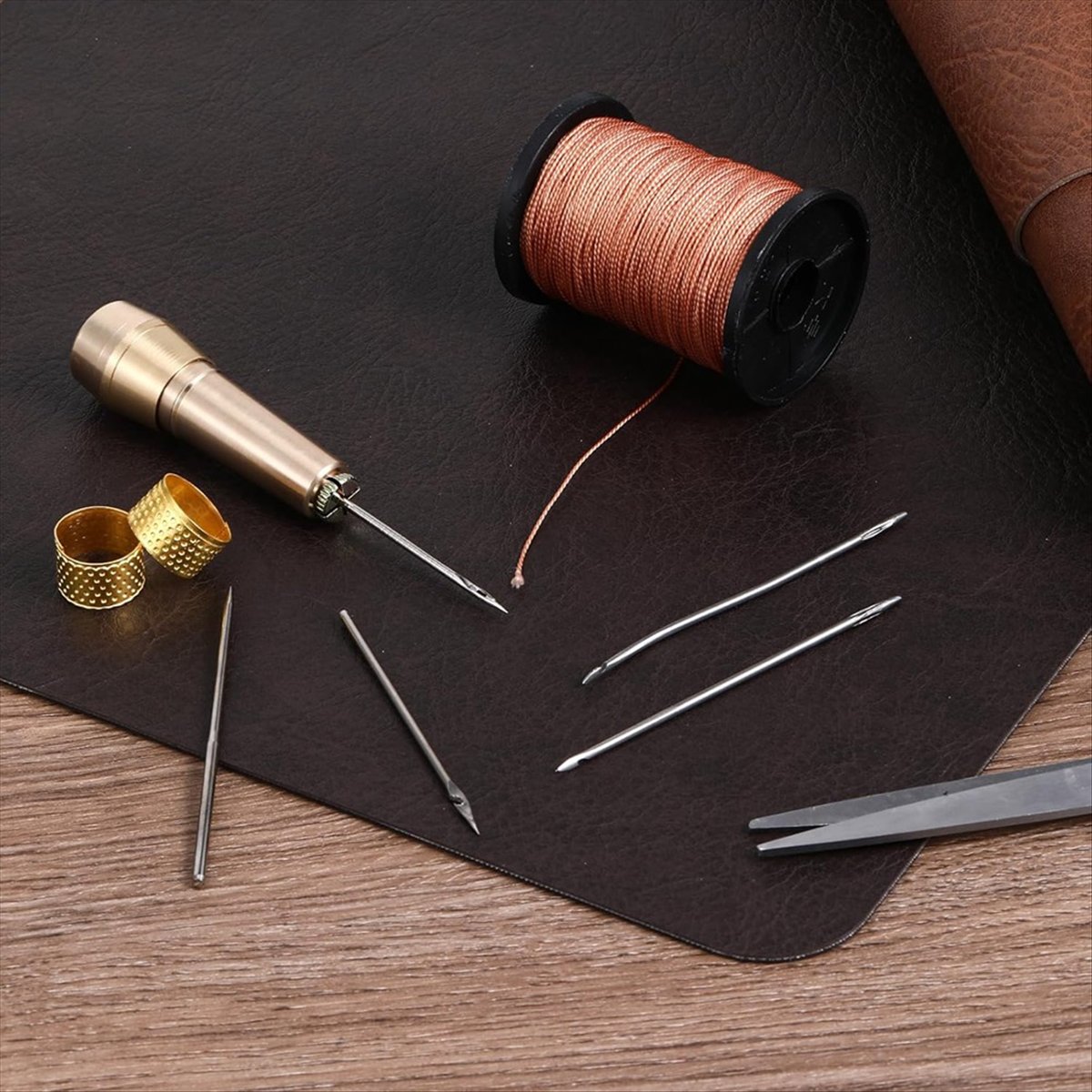 9pcs Leather Sewing Awl Kit wi – обзор и цена Leather Tooling Kit