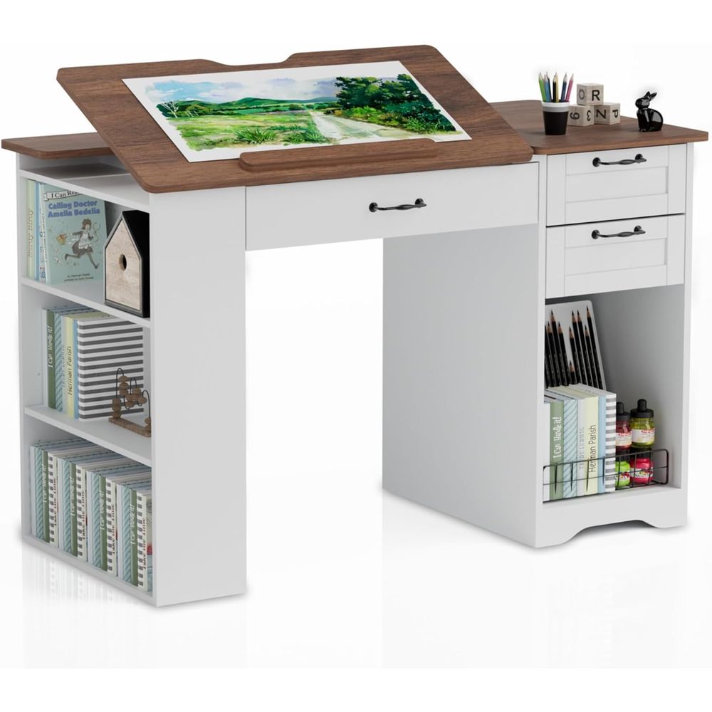 Adjustable Art Desk with Stora – обзор и цена Art Craft And