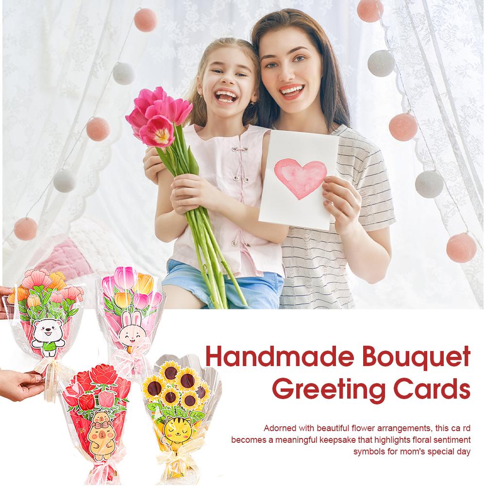Mother's Day Flower Card Makin – обзор и цена Art Craft Kits For Kids