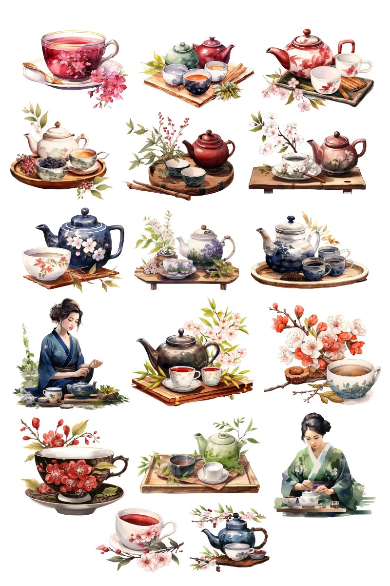 Cute Watercolor Tea Ceremony,  – обзор и цена Art Craft 6 Year Old