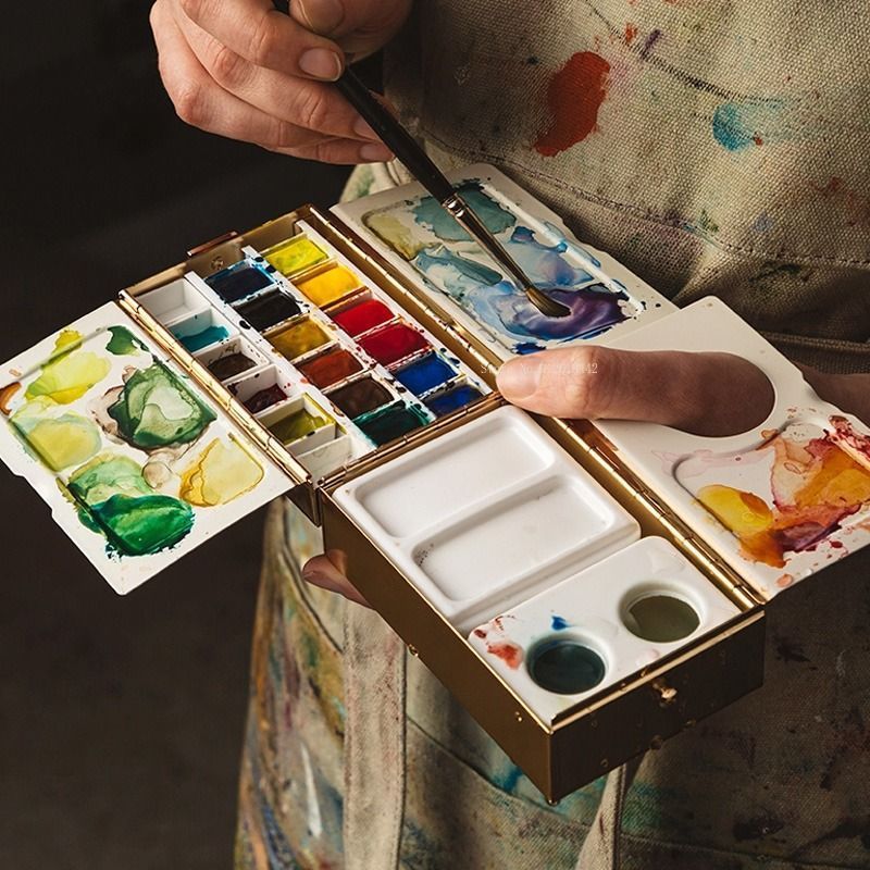 Multi-functional Travel Brass  – обзор и цена Gouache Paint Set