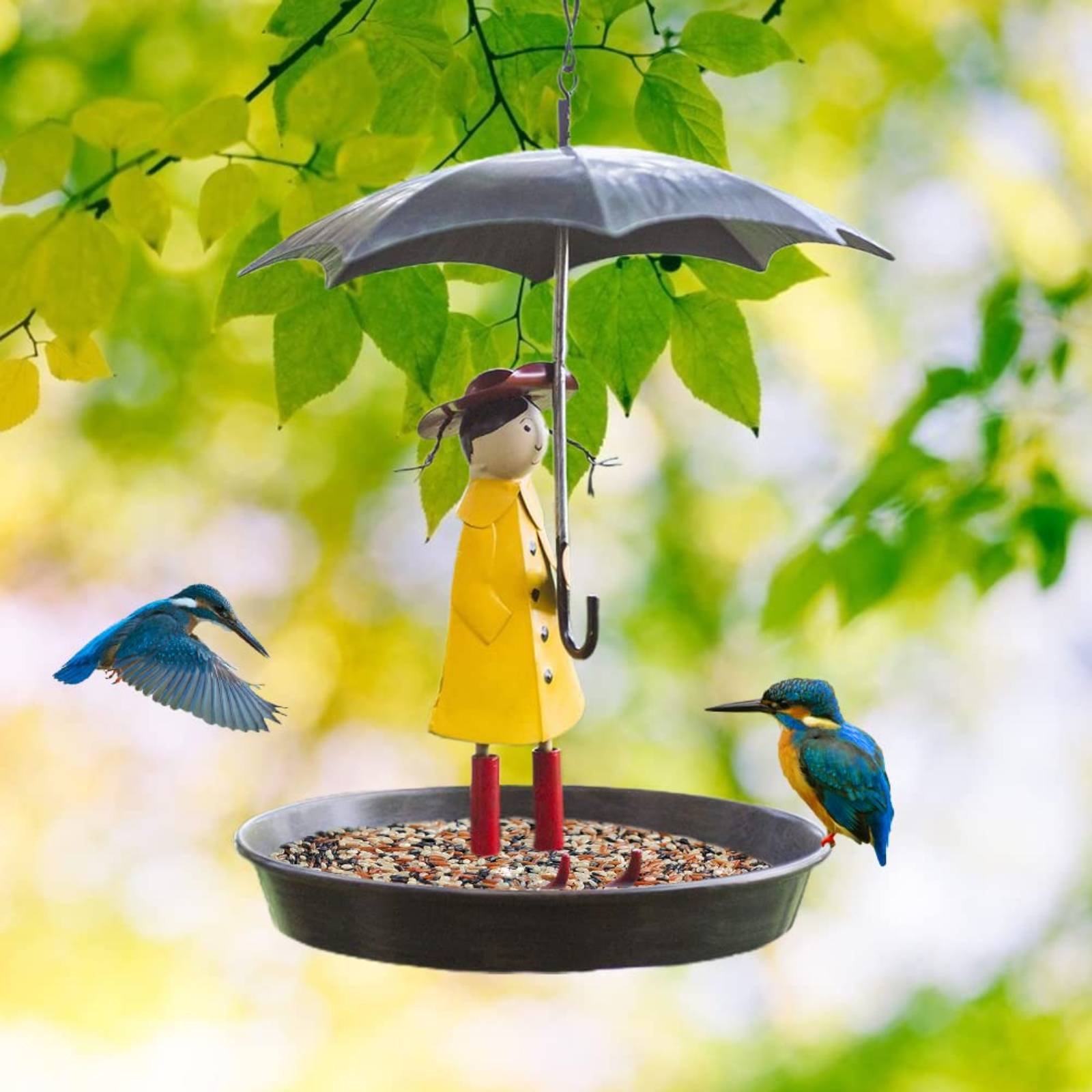 Girl with Umbrella Bird Feeder – обзор и цена Art Craft And