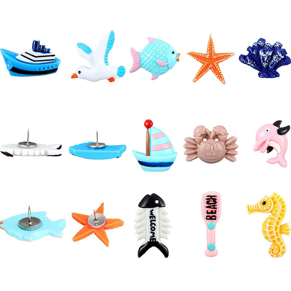 36Pcs Ocean Inspired Pushpins  – обзор и цена Art Craft Display