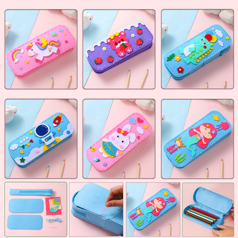 DIY Sewing Stationery Bag Non- – обзор и цена Art Craft Kits For Kids