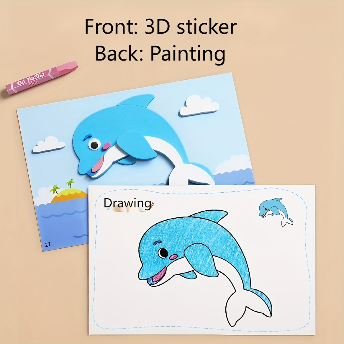 3D Stickers for Kids, Disposab – обзор и цена Art Craft Kits For Kids