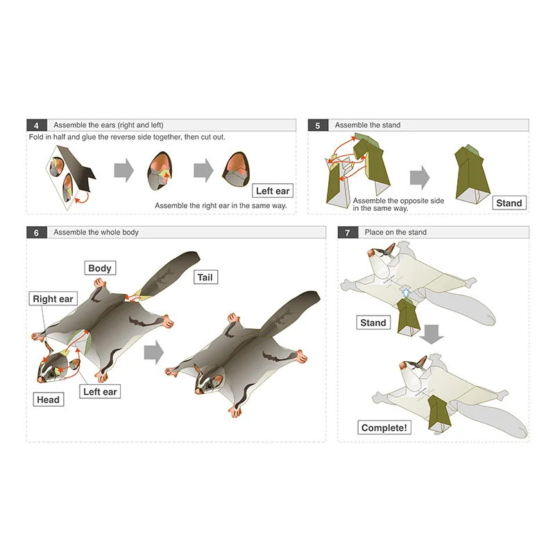 Sugar Glider Flying Mouse Hand – обзор и цена Art Craft With Cardboard