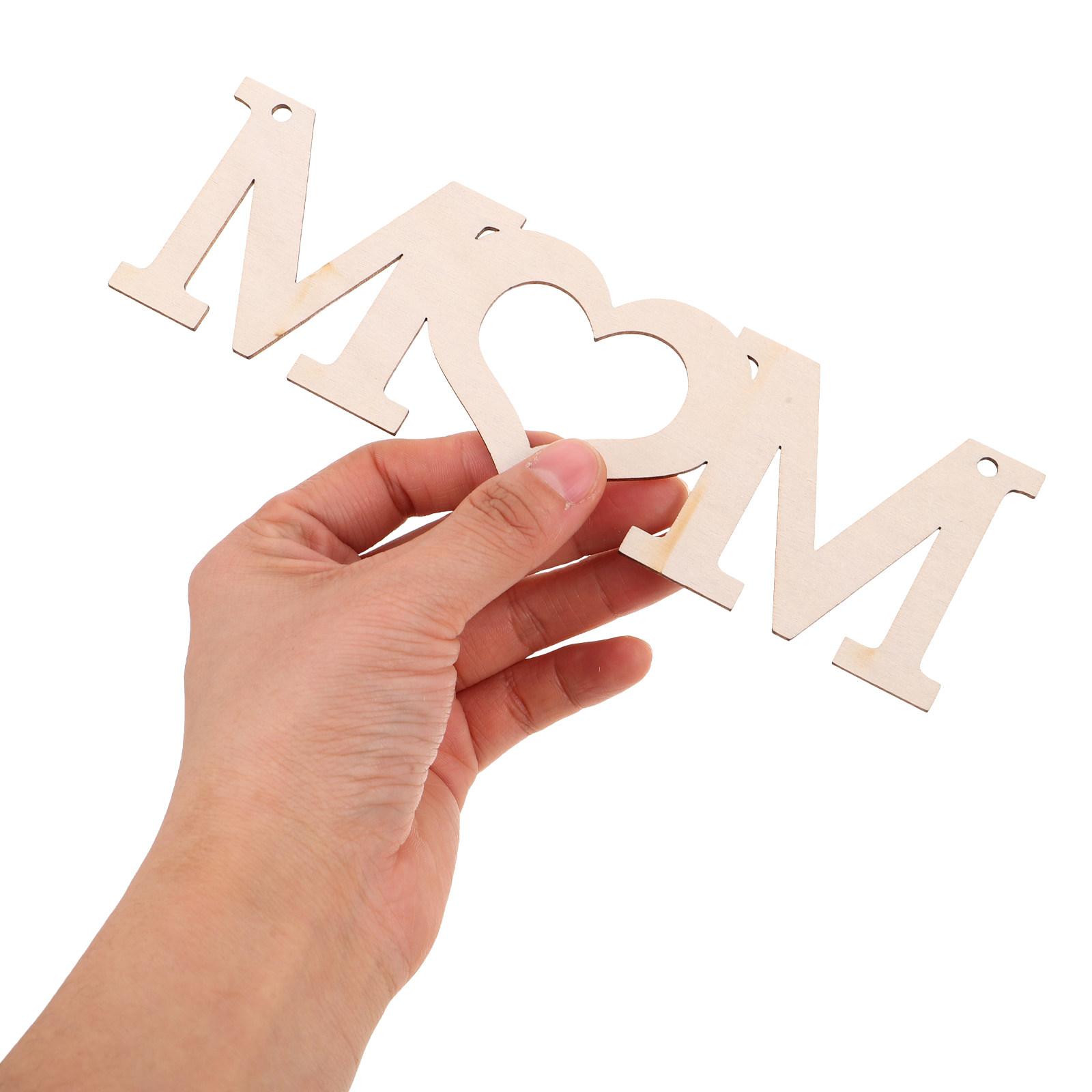 20Pcs Mom Letter Wooden Cutout – обзор и цена Art Craft Mother'S Day