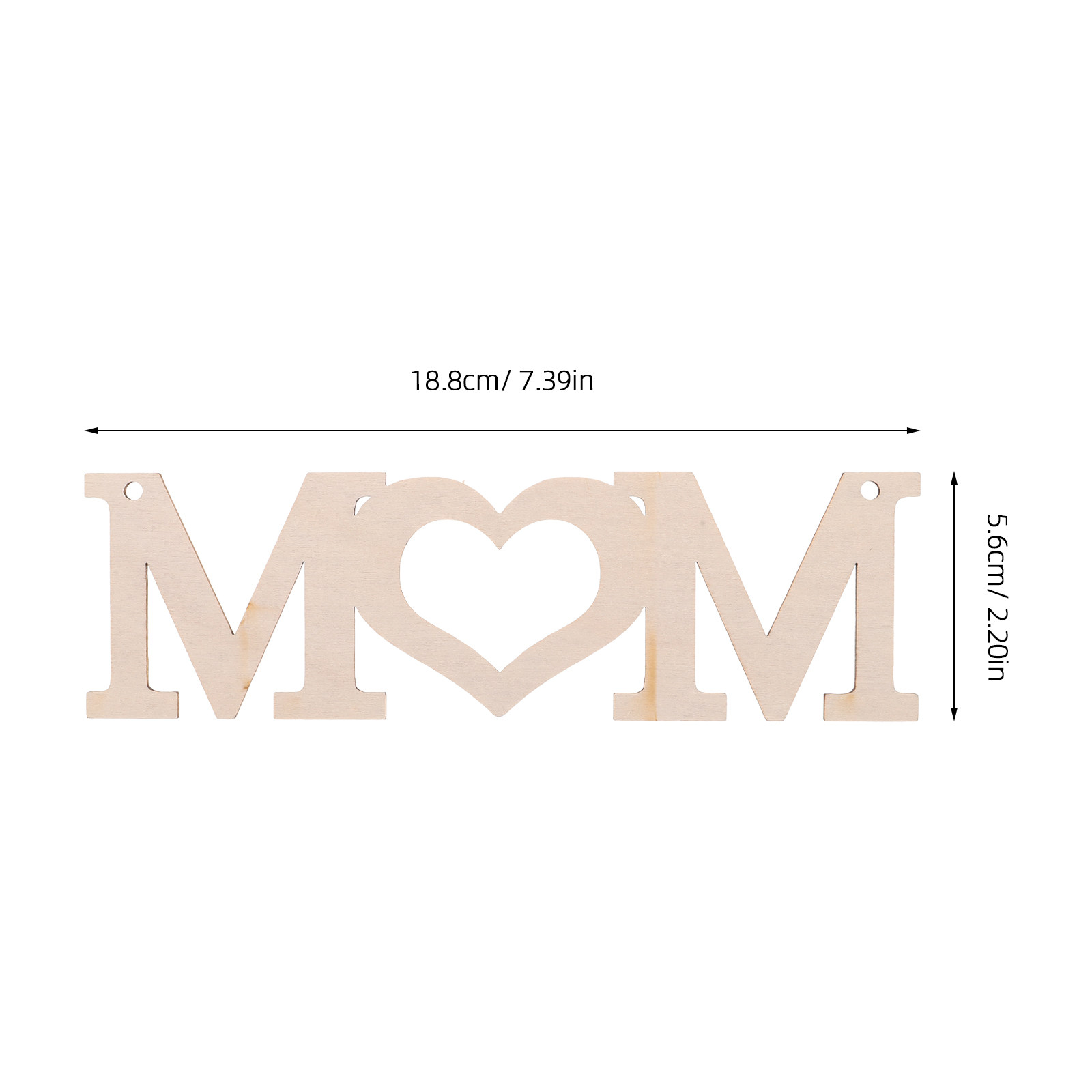 20Pcs Mom Letter Wooden Cutout – обзор и цена Art Craft Mother'S Day