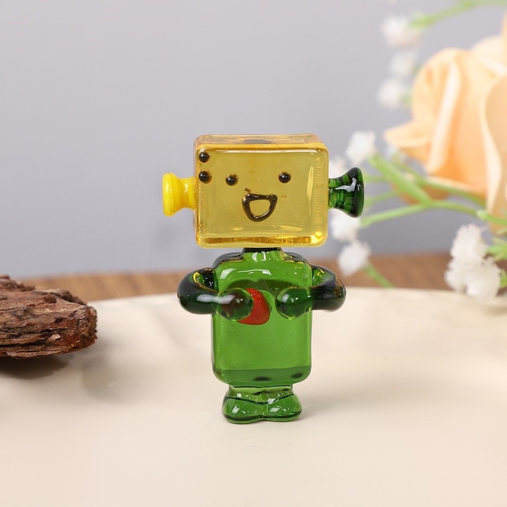 Cute Colorful Face Robot Ornam – обзор и цена Art Craft Robot