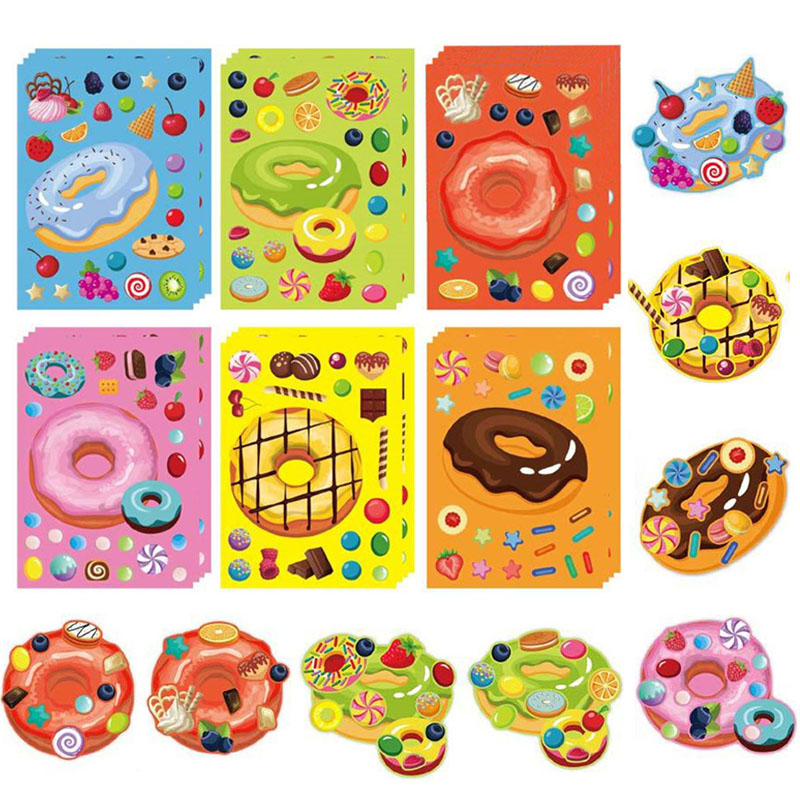 Make a Face Donut Stickers for – обзор и цена Art Craft 6 Year Old