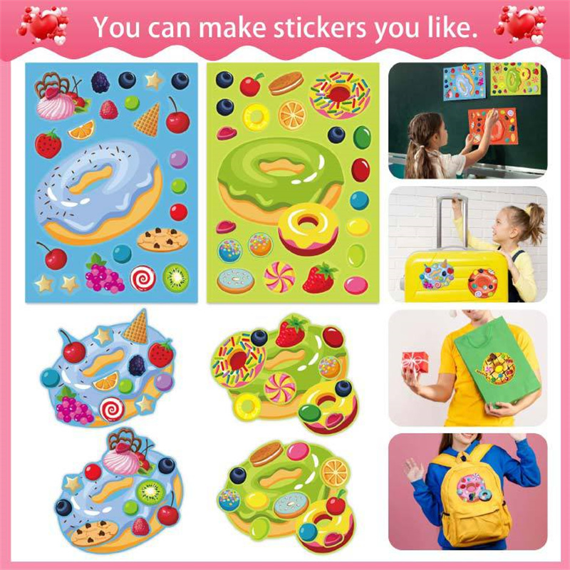 Make a Face Donut Stickers for – обзор и цена Art Craft 6 Year Old