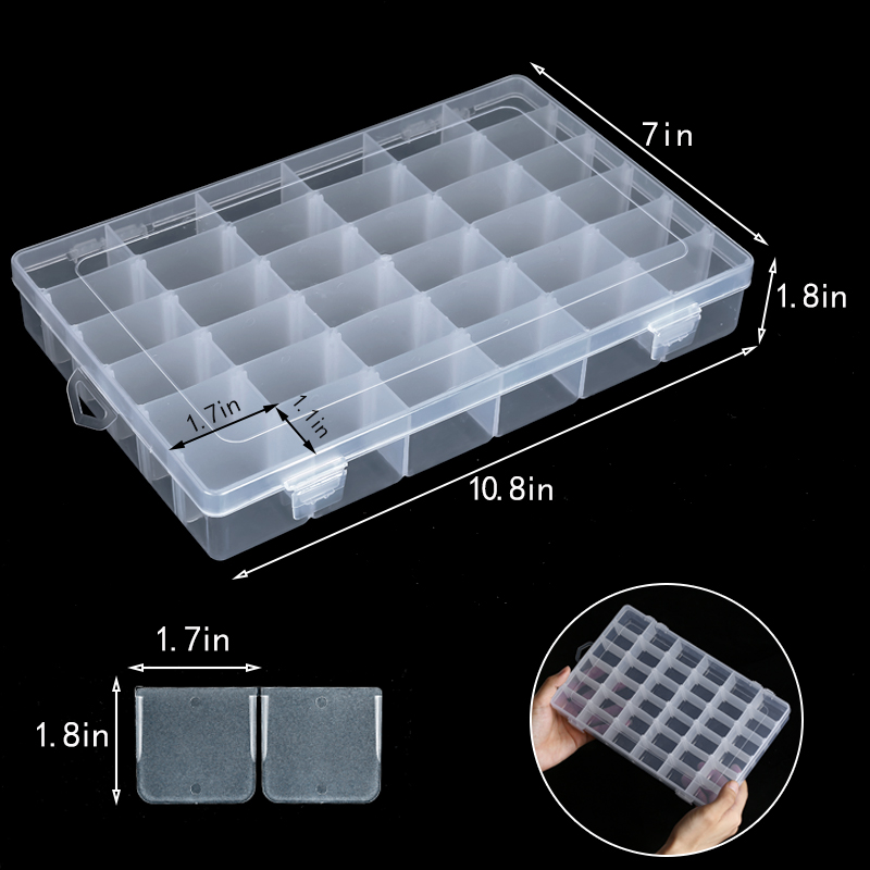 36 Grids Plastic Organizer Box – обзор и цена Art Craft Display
