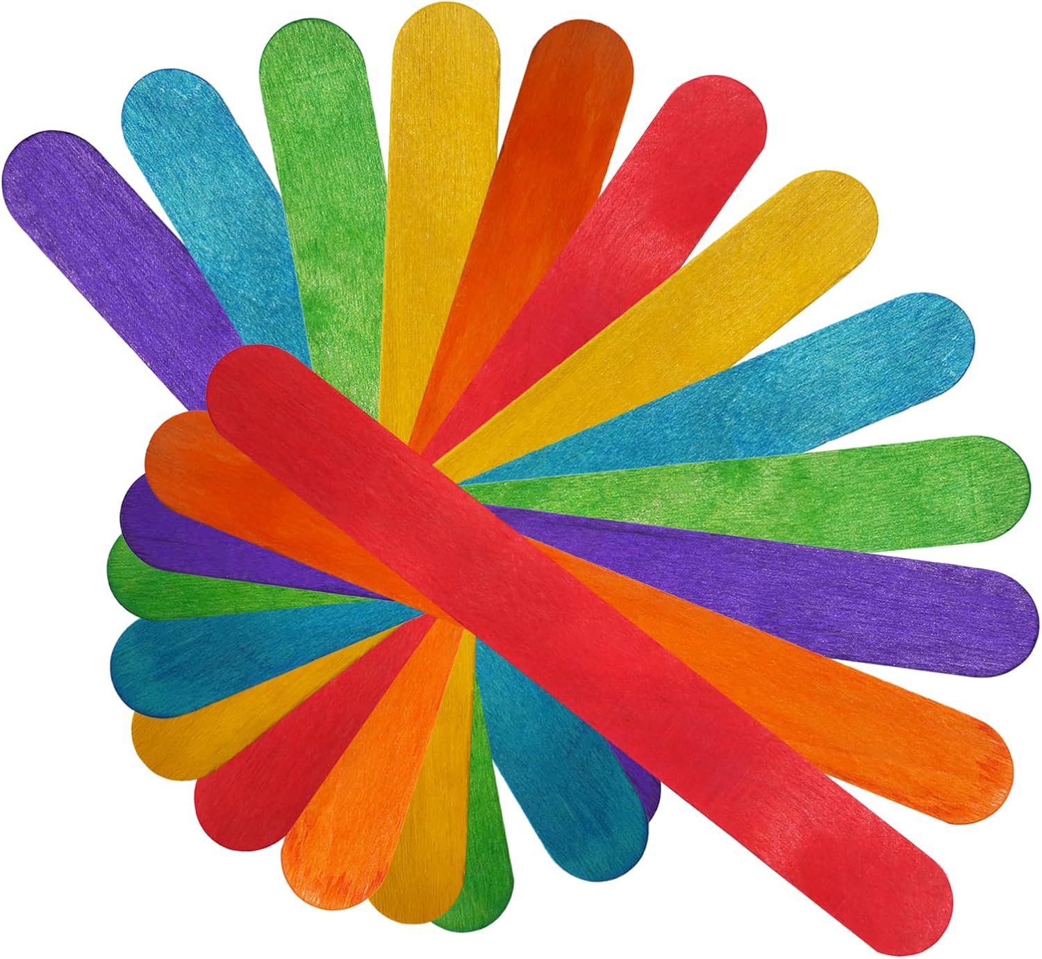 KTOJOY 6” 50 Pcs Colored Jumbo – обзор и цена Art Craft Stick