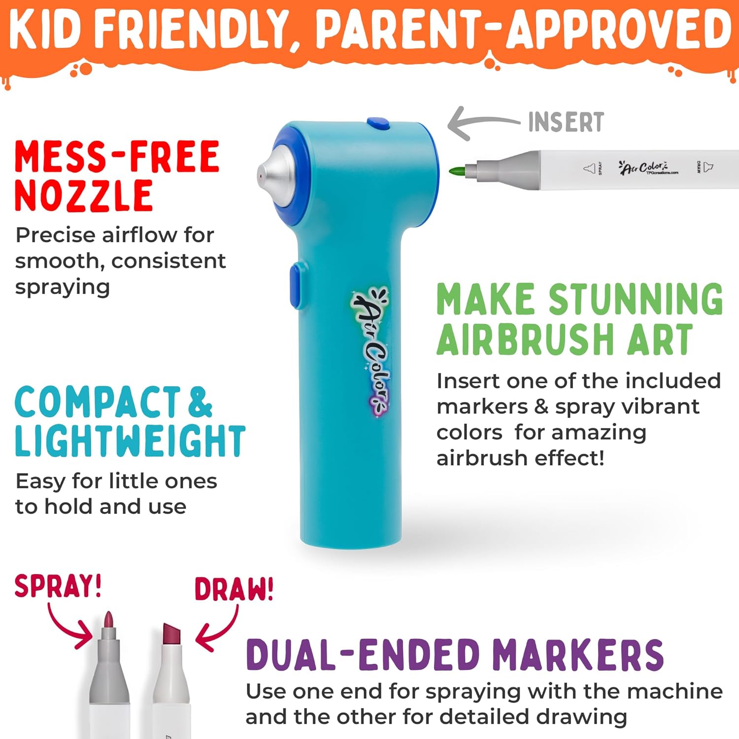 Cordless Airbrush Marker Kit f – обзор и цена Art Craft Kits For Kids