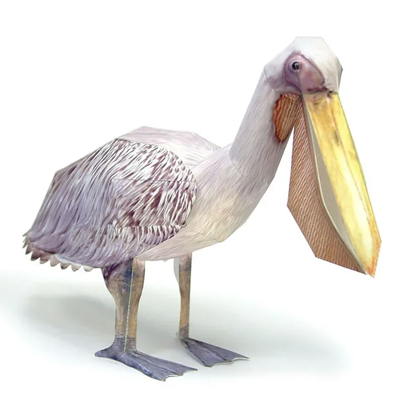 Great White Pelican Bird Paper – обзор и цена Art Craft With Cardboard