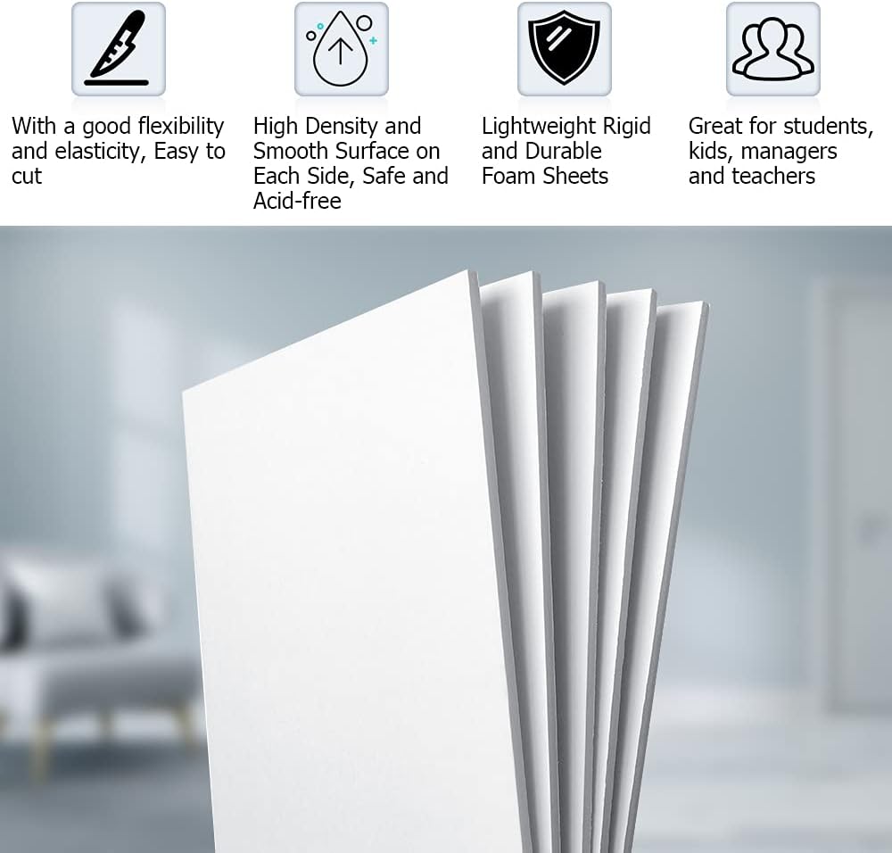 16 Pack White Foam Board 16.5x – обзор и цена Art Craft Display