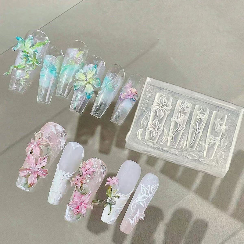 3D Mold Silicone Nail Art Deco – обзор и цена Art Craft Template