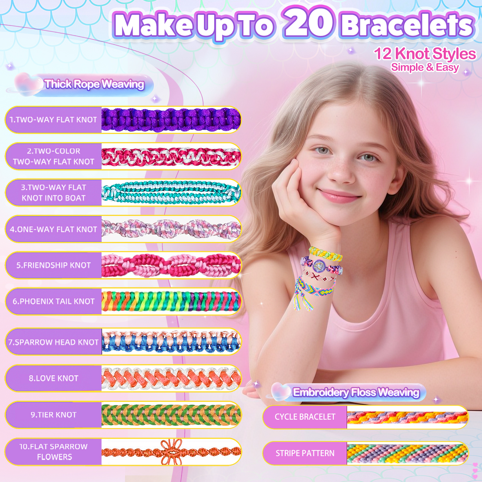 Friendship Bracelet Making Kit – обзор и цена Art Craft Ideas For Kids
