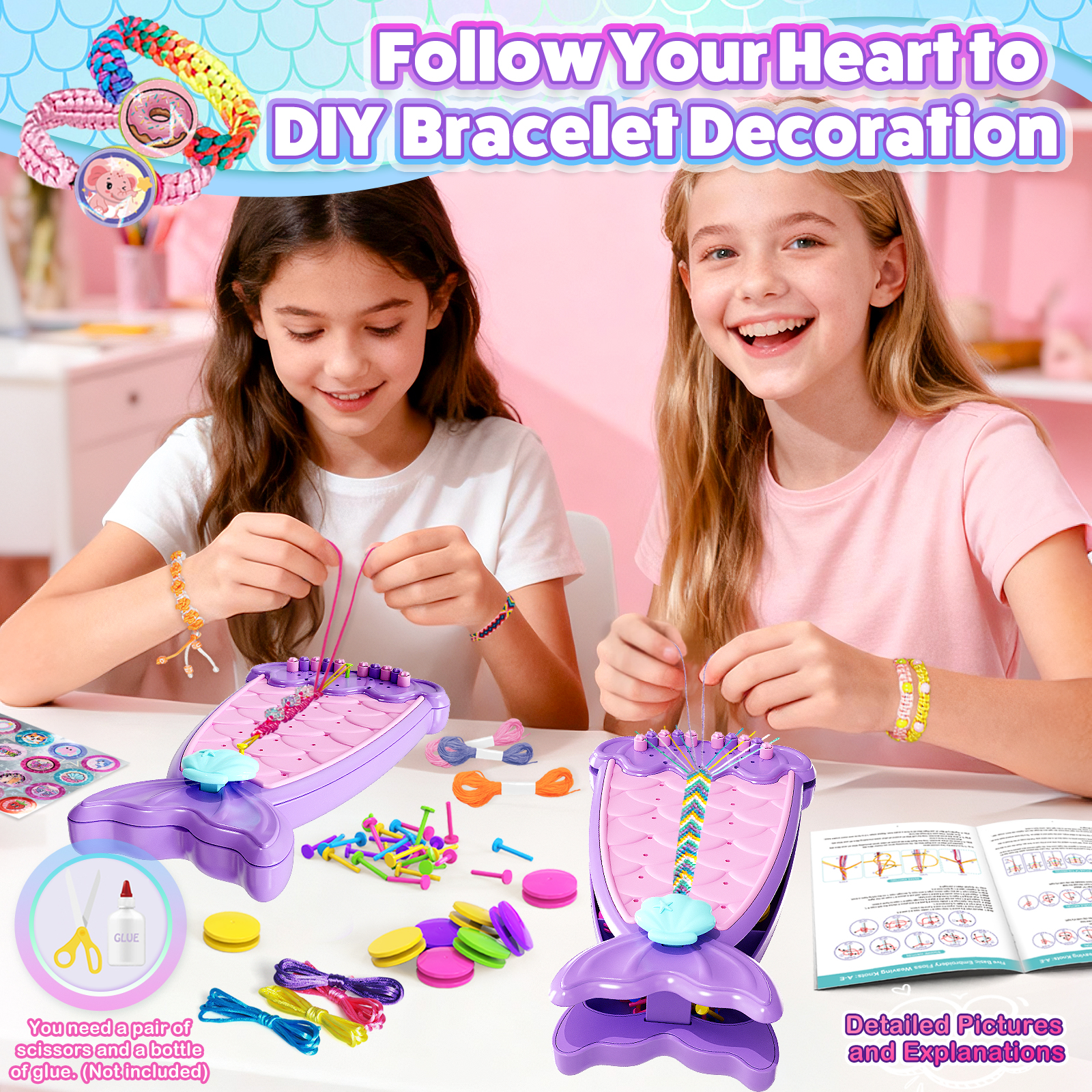 Friendship Bracelet Making Kit – обзор и цена Art Craft Ideas For Kids